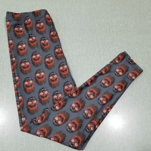 Gritty Philadelphia Flyers leggings New - Picture 1 of 2